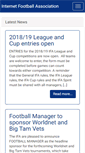 Mobile Screenshot of internetfootball.org.uk